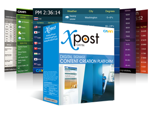 xPost Software servidor de administración de contenidos de señalización digital