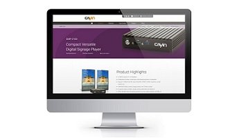 CAYIN Presenta un Sitio Web Amigable para Dispositivos Móviles para Señalización Digital