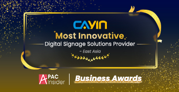 CAYIN se lleva el premio al Proveedor de Soluciones más Innovadoras de APAC Insider