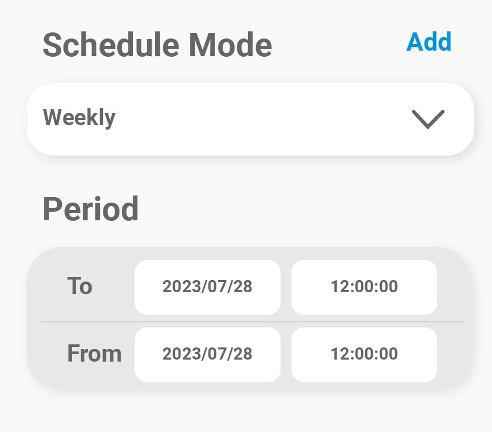 Planifica y visualiza eficientemente los horarios de contenido con el Calendario de Programación Central en CAYIN Digital Signage Assistant, simplificando tu proceso de gestión de contenido.