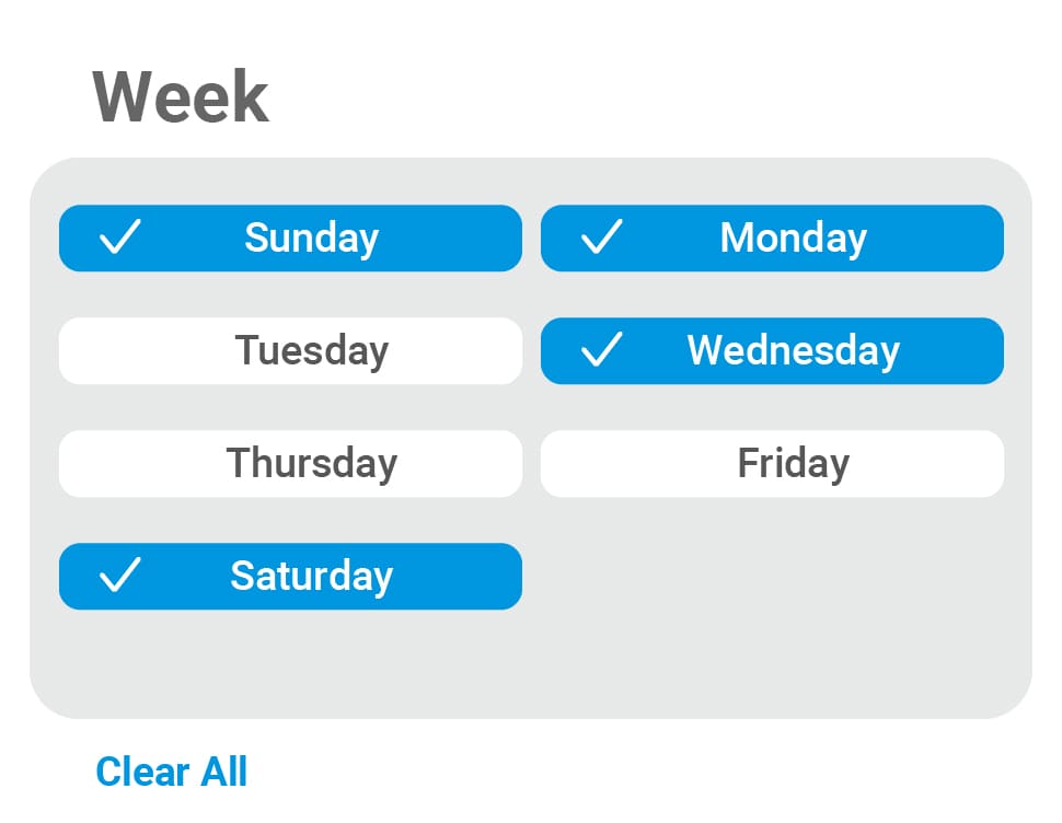 Planifica y visualiza eficientemente los horarios de contenido con el Calendario de Programación Central en CAYIN Digital Signage Assistant, simplificando tu proceso de gestión de contenido.