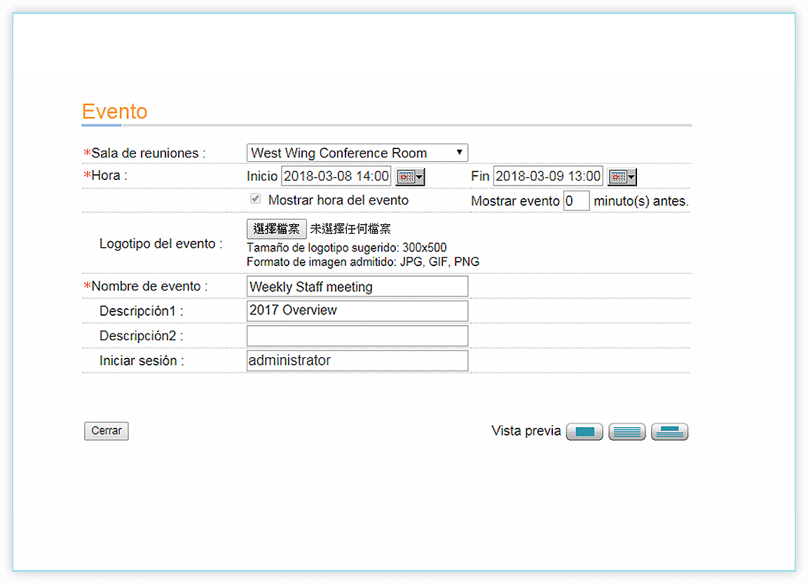 Sistema De Reserva De Salas