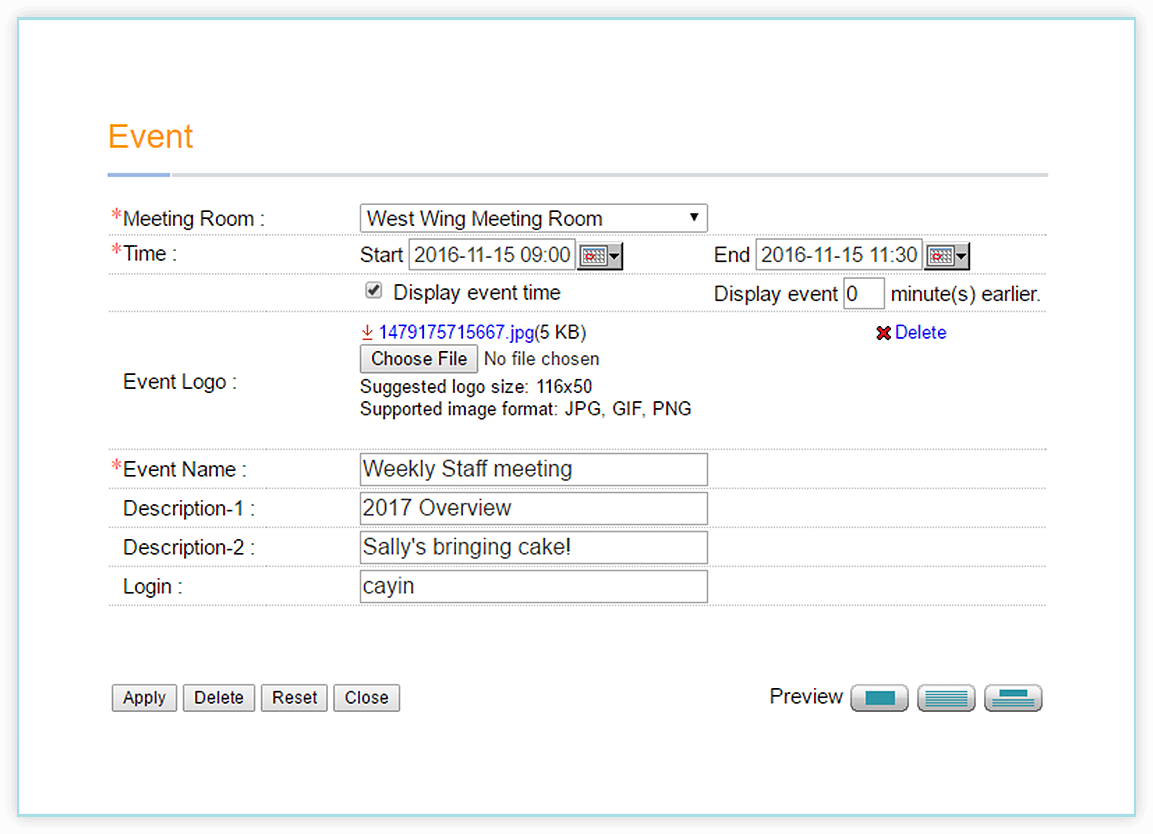 Room Booking System