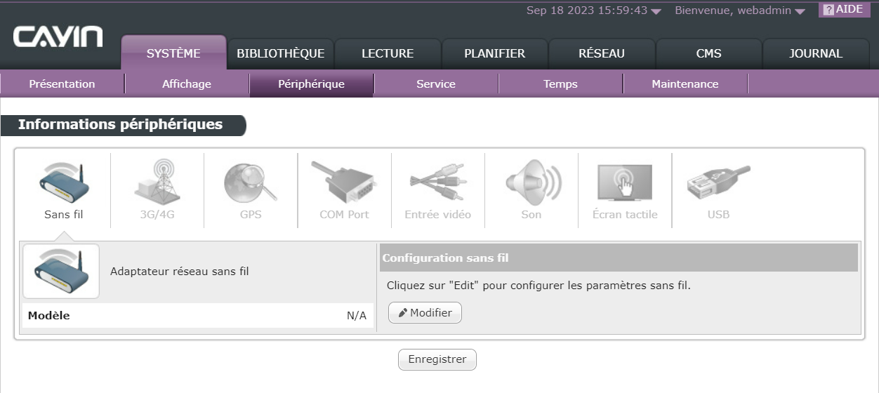 Configuration 4G LTE