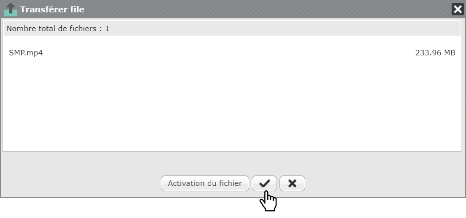 confirmation de téléchargement