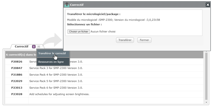 Télécharger le correctif