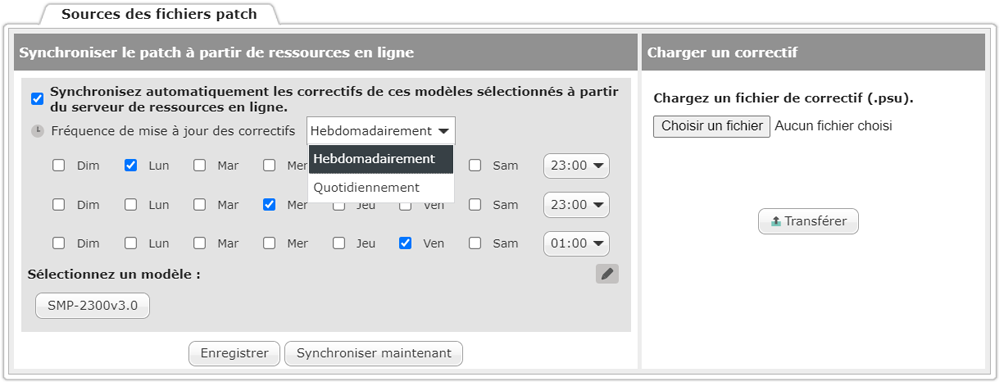 Télécharger le correctif manuellement