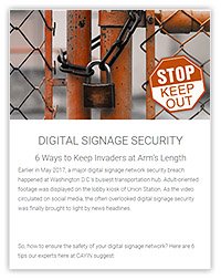 Digital Signage Security