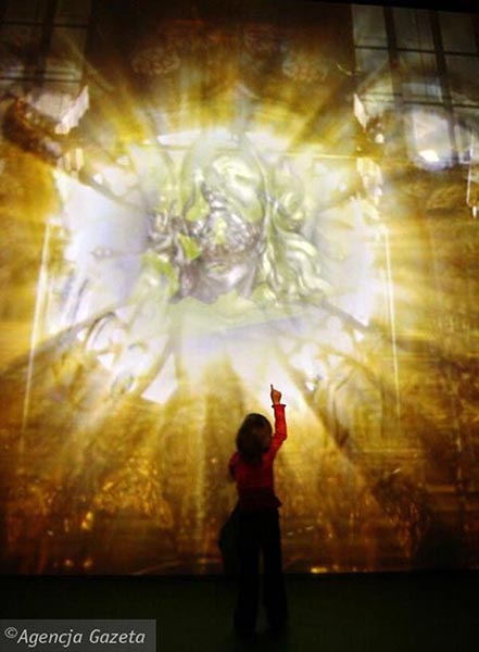 Museum Digital Signage at National Museum in Krakow, Poland