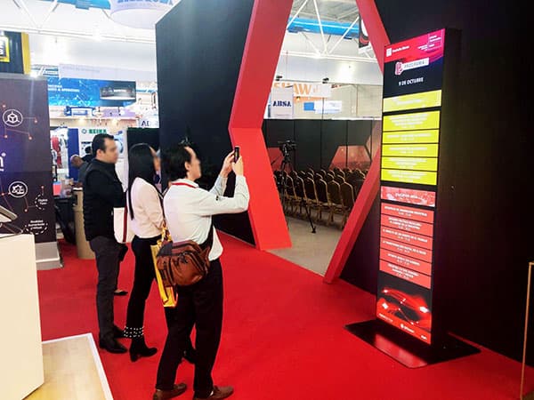 Convention Center Digital Signage at Hannover Messe, Mexico