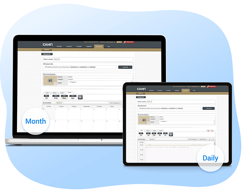 Intuitive Scheduling Management