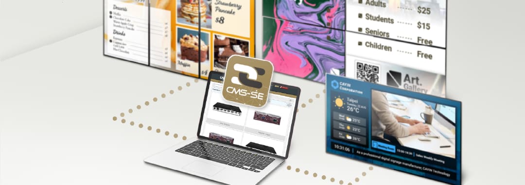 CMS-SE Digital Signage Content Management Server Software