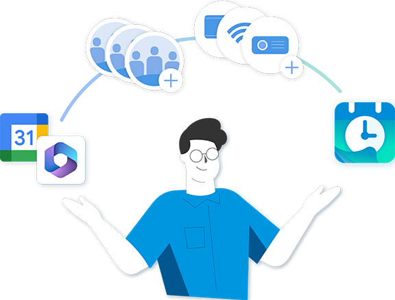 Update Meeting Room Equipment through CO Calendar, Microsoft 365, Google and Google Workspace Calendar