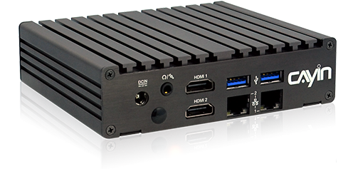 Front view of Digital signage player SMP-2200