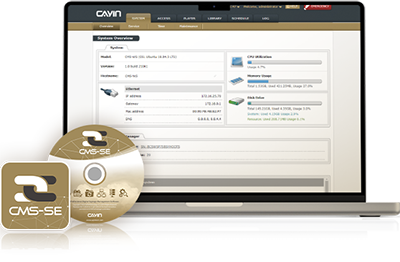 Effortlessly manage your digital signage network with Cayin Technology's CMS-SE, providing centralized control and seamless content distribution for your digital signage displays.