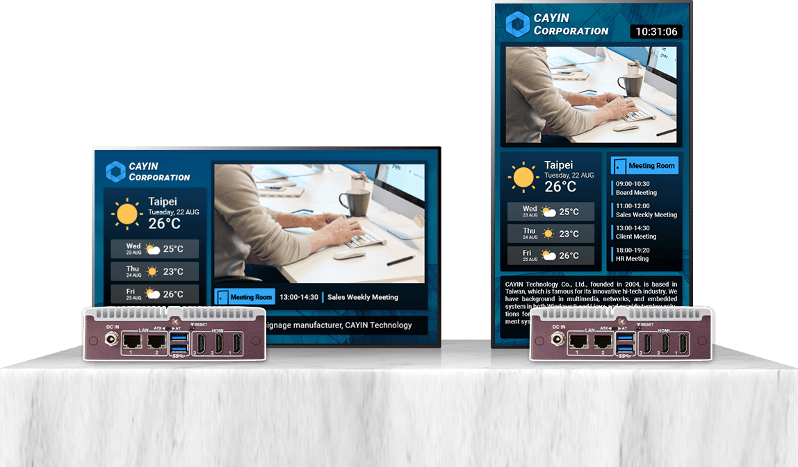 Unlock the full potential of your digital signage display with the SMP-2310 player, offering seamless playback in single mode for enhanced visual performance.