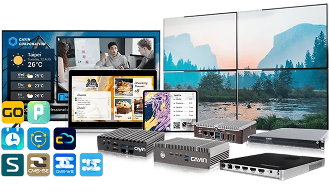 CAYIN Digital Signage Solutions Explore Boundless Applications with CAYIN