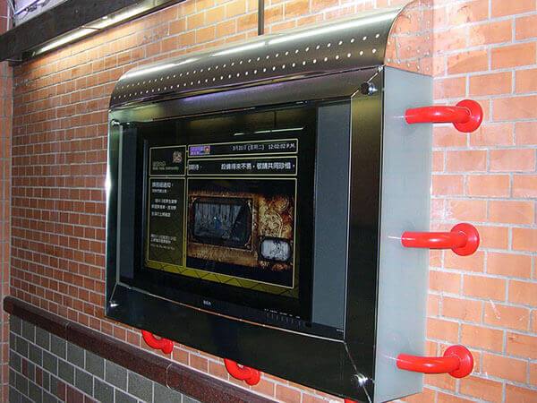 世新大学における教育デジタルサイネージ、台湾