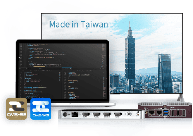 CAYIN独自開発のデジタルサイネージシステム。CAYINのサイバーシールドでサイネージを安全に保護