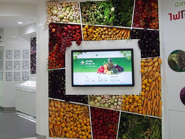 ภาพป้าย โฆษณาดิจิตอลขององค์กรที่ Amway ประเทศไทย