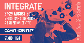 CAYIN & QNAP ทีมร่วมสร้างธุรกิจนิเวศสื่ออัจฉริยะที่งดงามใน Integrate 2019