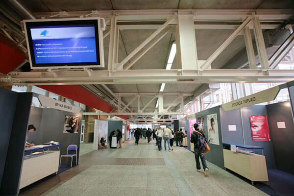 Fair TV in BolognaFiere, Italy