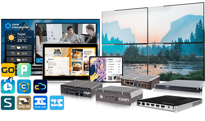 CAYIN โซลูชันไซน์เนจดิจิตอลของ CAYIN เปิดโอกาสในการใช้งานได้หลากหลายมิติด้วยโซลูชันไซน์เนจดิจิตอลที่เชื่อถือได้จาก CAYIN